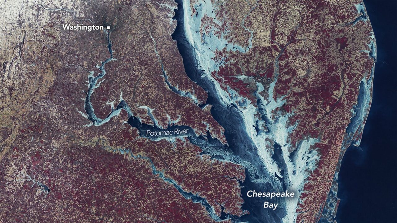 Chesapeake Bay Locked in Ice