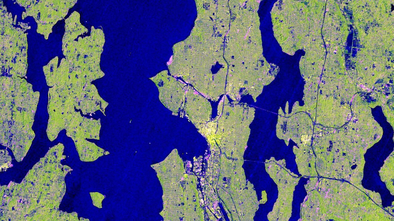 NASA-ISRO Satellite Captures Pacific Northwest Through Clouds