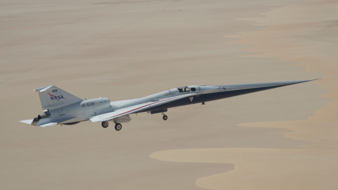 NASA’s X-59 Prepares for First Supersonic Flight  