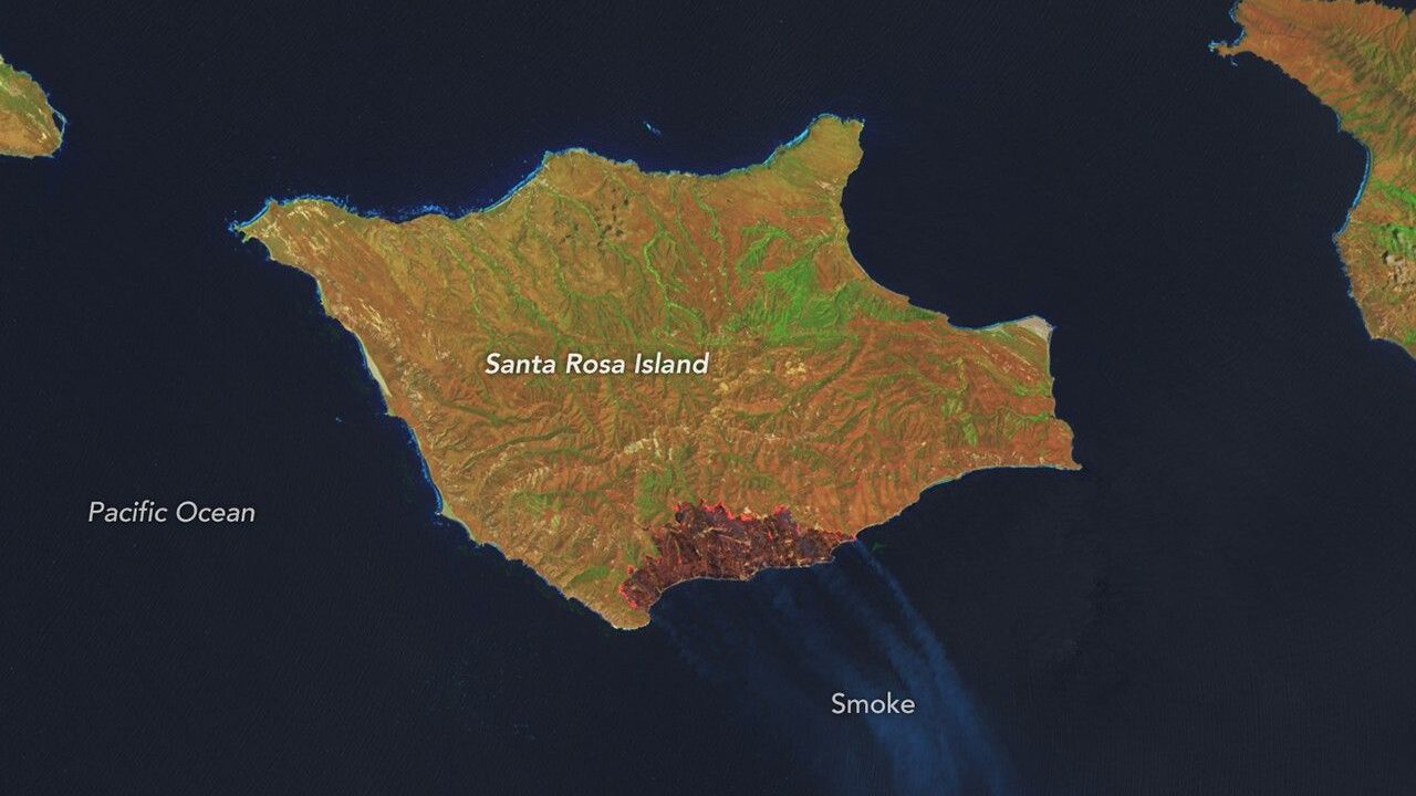 Fire’s Footprint on Santa Rosa Island