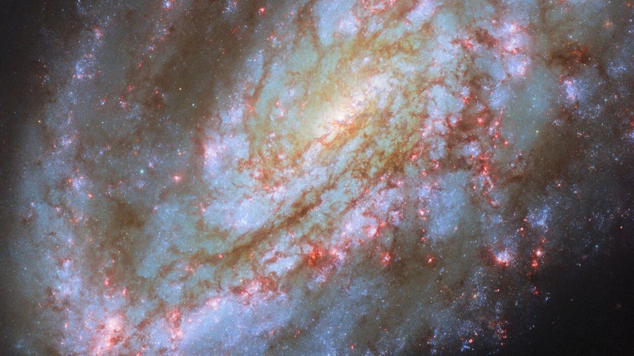 Hubble Spies One-Sided Spiral