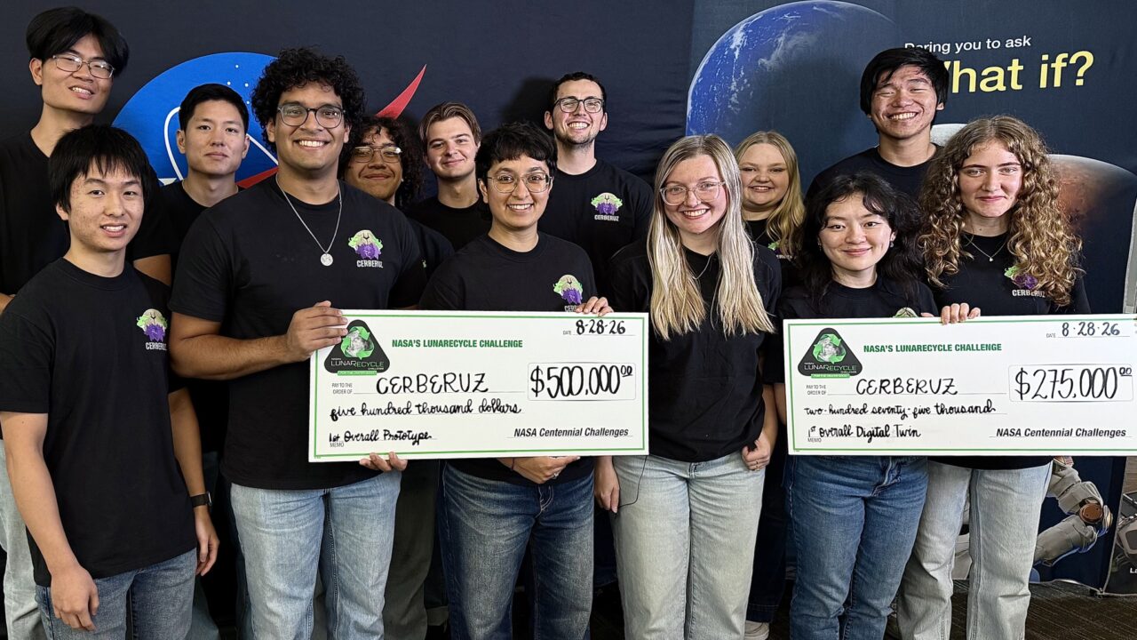 NASA Awards First Prize in Phase 2 of Agency’s LunaRecycle Challenge 