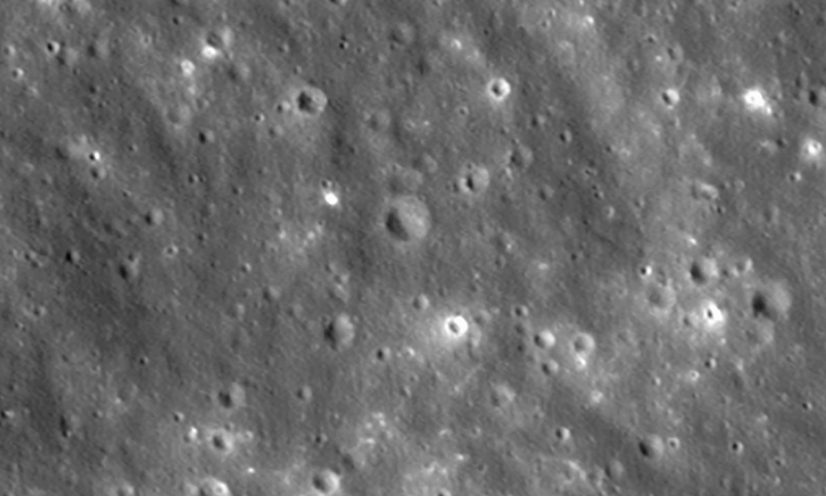 NASA’s LRO Images Falcon 9 Crater on Moon, Learns New Details